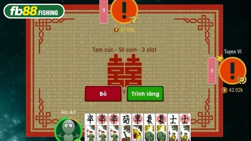Cách trình làng và gọi bài chi tiết khi chơi tam cúc