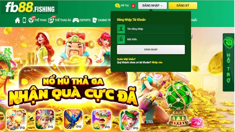 Hướng dẫn đăng nhập FB88 trên PC và điện thoại