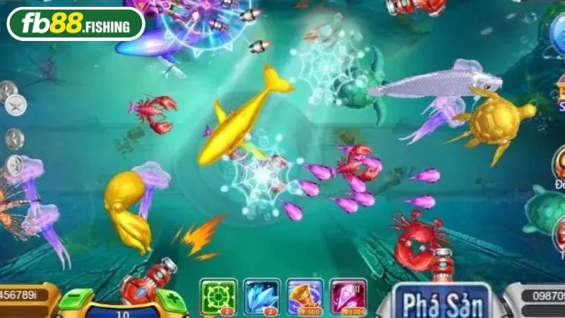 Kho vũ khí và sinh vật biển cực kỳ đa dạng trong game
