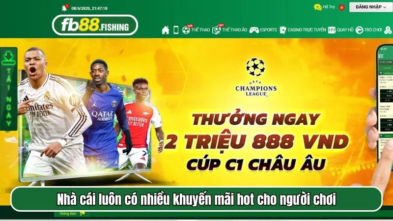 Nhà cái luôn có nhiều khuyến mãi hot cho người chơi